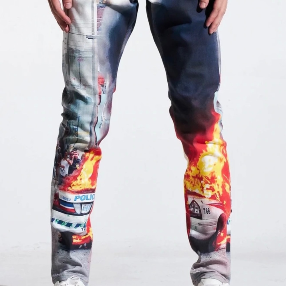 Embellish denim